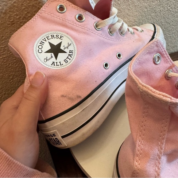 Converse Chuck Taylor All Star Lift Hi Donut Glaze Platform Sneakers Women's 8 - Picture 5 of 9